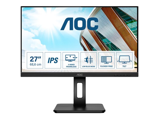AOC 27P2Q - Ecran 27'' - IPS - 1920 x 1080 Full HD (1080p) @ 75 Hz 