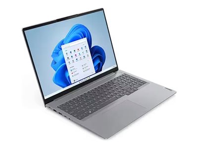Portable Lenovo ThinkBook 16 G6 IRL 21KH - Intel Core i5 - Win 11 Pro - 16 GB RAM - 256 GB SSD NVMe - 16" IPS 1920 x 1200 - Gigabit Ethernet - Wi-Fi 6 - Clavier Belge - 3 ans de garantie sur site