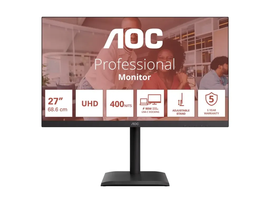 AOC U27E4CV - E4 Series - LED monitor - 27" - HDR