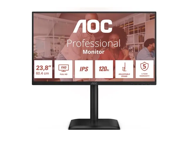 AOC 24E4U - LED monitor - Full HD (1080p) - 24" - HDR