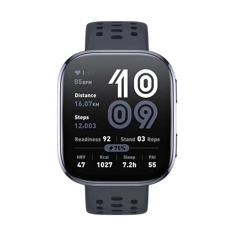 [W2435EU1N] Montre - Amazfit Bip 6 Black - 1,97" AMOLED - 64MB PSRAM - 512MB Nand Flash - 40,20x46,30x10,45mm - 42,9 g